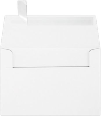 White 100 Recycled Envelopes Square Flap 4 1 4 X 6 1 4 Envelopes Com