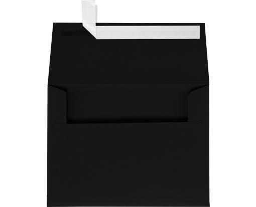 A6 Invitation Envelope (4 3/4 x 6 1/2) Black Linen
