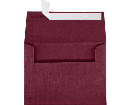 A7 Invitation Envelope (5 1/4 x 7 1/4) Burgundy Linen