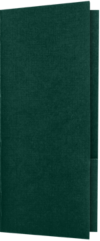 4 x 9 Mini Folder Green Linen