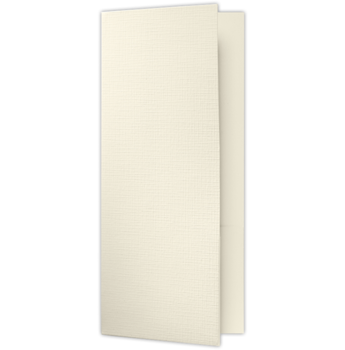 4 x 9 Mini Folder Natural Linen