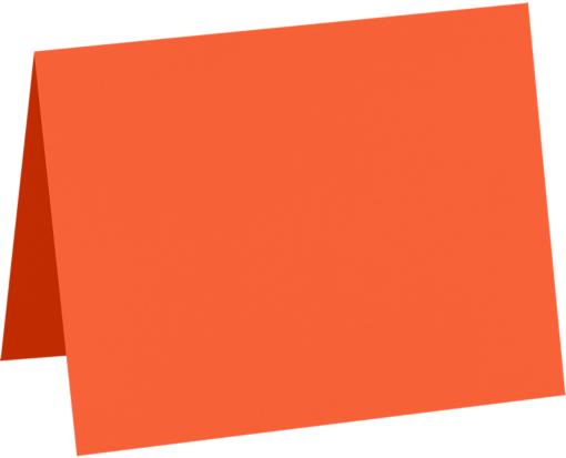 A1 Folded Card (3 1/2 x 4 7/8) Tangerine