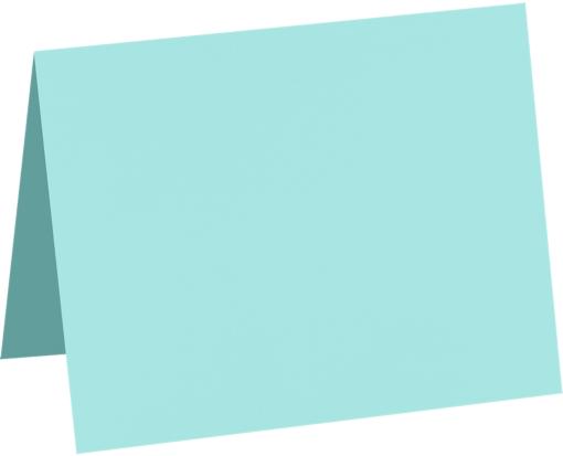 A1 Folded Card (3 1/2 x 4 7/8) Seafoam