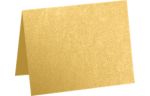 A1 Folded Card (3 1/2 x 4 7/8) Gold Metallic