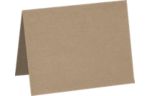 A1 Folded Card (3 1/2 x 4 7/8) Oak Woodgrain