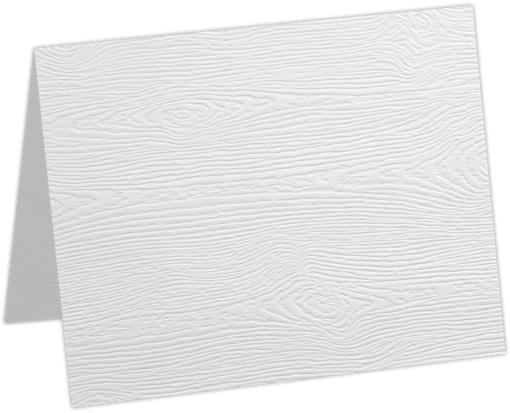 A1 Folded Card (3 1/2 x 4 7/8) White Birch Woodgrain