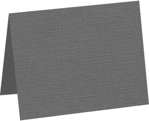 A1 Folded Card (3 1/2 x 4 7/8) Sterling Gray Linen