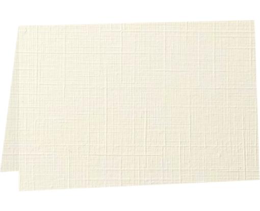 A1 Folded Card (3 1/2 x 4 7/8) Natural Linen