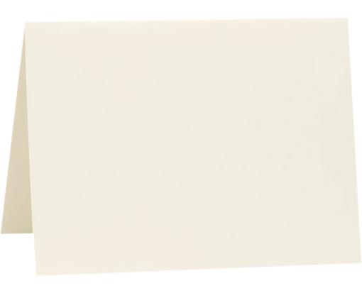 A1 Folded Card (3 1/2 x 4 7/8) Natural White - 100% Cotton