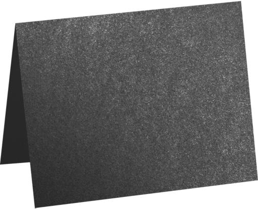 A2 Folded Card (4 1/4 x 5 1/2) Anthracite Metallic