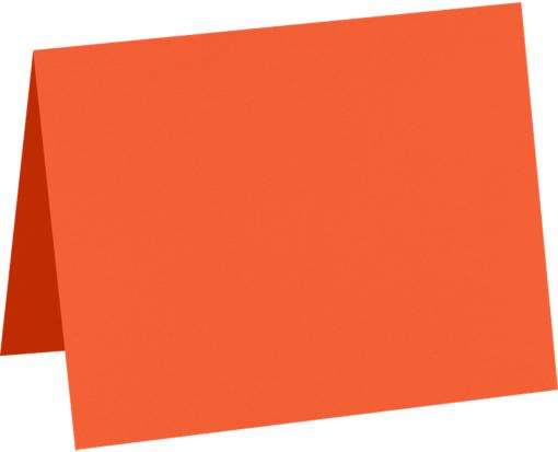 A2 Folded Card (4 1/4 x 5 1/2) Tangerine