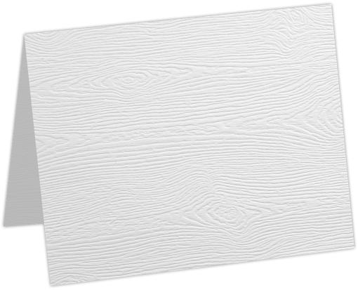 A2 Folded Card (4 1/4 x 5 1/2) White Birch Woodgrain