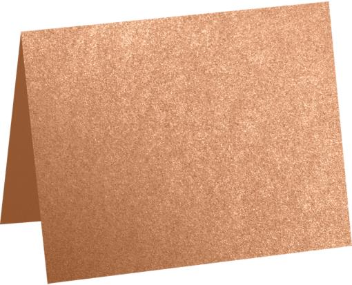 A2 Folded Card (4 1/4 x 5 1/2) Copper Metallic