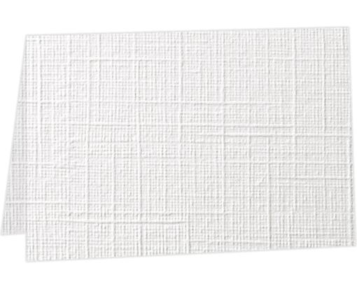 A2 Folded Card (4 1/4 x 5 1/2) White Linen