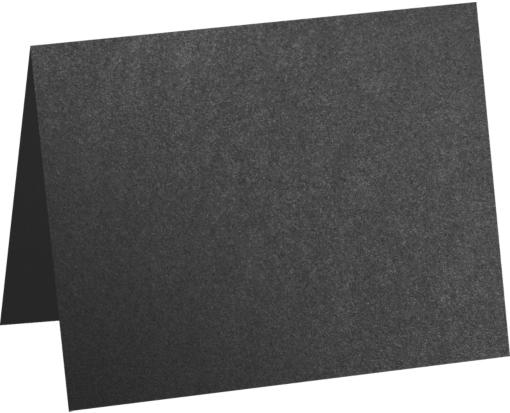 A6 Folded Card (4 5/8 x 6 1/4) Anthracite Metallic
