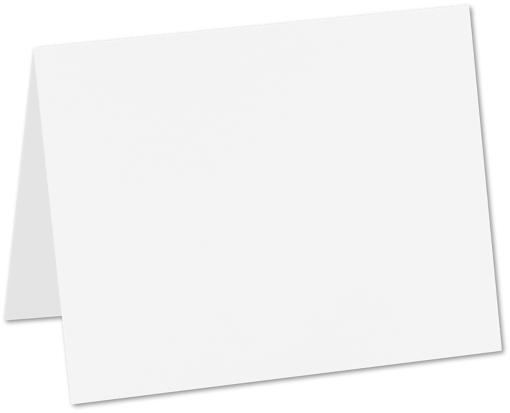A6 Folded Card (4 5/8 x 6 1/4) White 120lb.