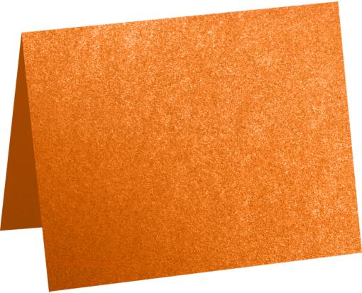 A6 Folded Card (4 5/8 x 6 1/4) Flame Metallic