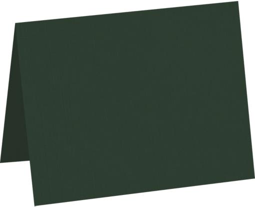 A6 Folded Card (4 5/8 x 6 1/4) Green Linen