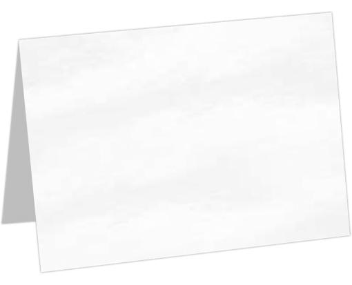 A7 Folded Card (5 1/8 x 7 ) Glossy White