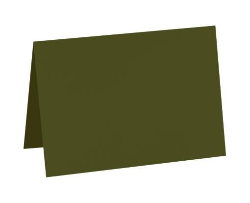 A7 Folded Card (5 1/8 x 7 ) Olive