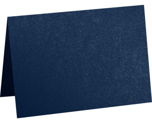 A7 Folded Card (5 1/8 x 7 ) Lapis Metallic - Stardream®