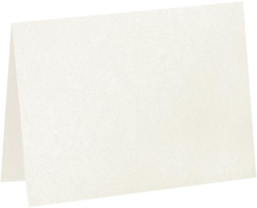 A7 Folded Card (5 1/8 x 7 ) Quartz Metallic