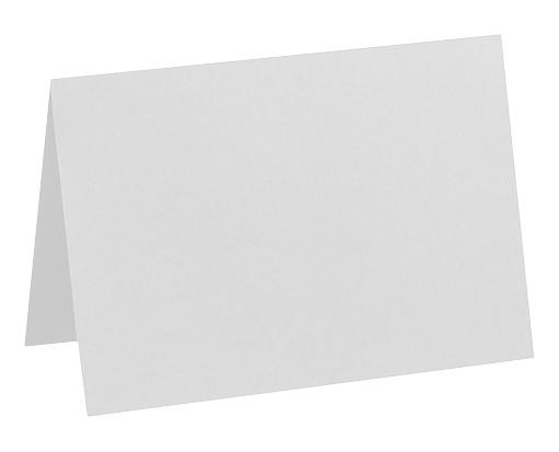 A7 Folded Card (5 1/8 x 7 ) Gray - 100% Cotton