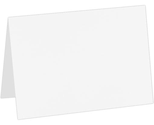 A7 Folded Card (5 1/8 x 7 ) White 100% Recycled