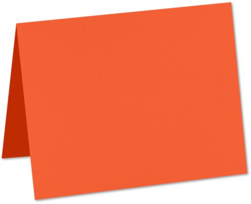 A9 Folded Card (5 1/2 x 8 1/2) Tangerine