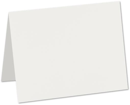 A9 Folded Card (5 1/2 x 8 1/2) Natural White 100% Cotton 118lb.