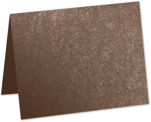 A9 Folded Card (5 1/2 x 8 1/2) Bronze Metallic