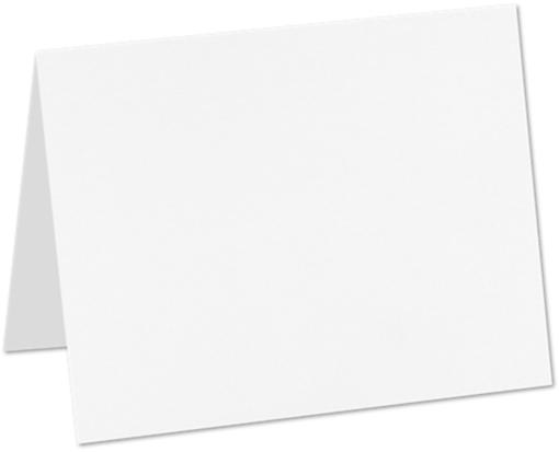 A9 Folded Card (5 1/2 x 8 1/2) White 100% Recycled 80lb.