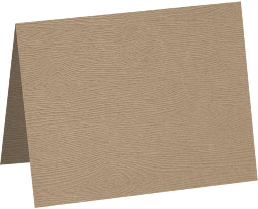 A9 Folded Card (5 1/2 x 8 1/2) Oak Woodgrain