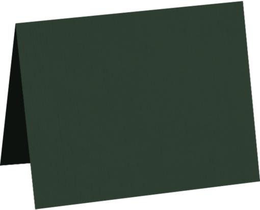 A9 Folded Card (5 1/2 x 8 1/2) Green Linen