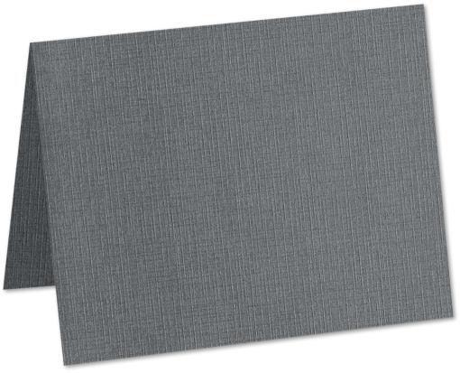 A9 Folded Card (5 1/2 x 8 1/2) Sterling Gray Linen