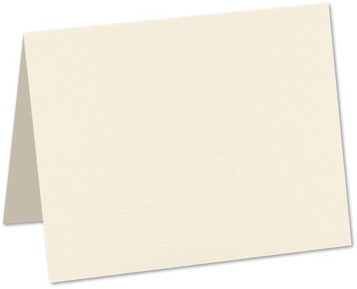 A9 Folded Card (5 1/2 x 8 1/2) Natural Linen