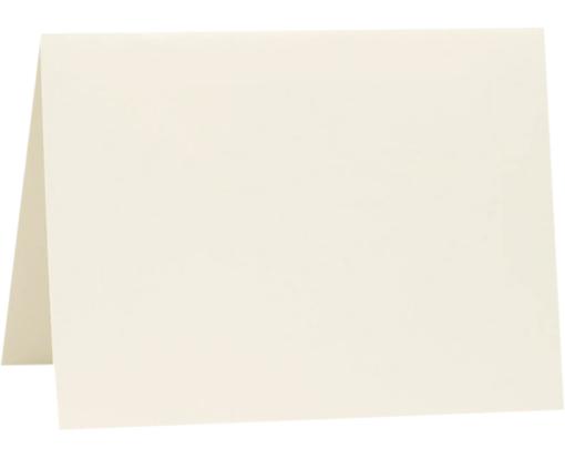 A9 Folded Card (5 1/2 x 8 1/2) Natural White - 100% Cotton