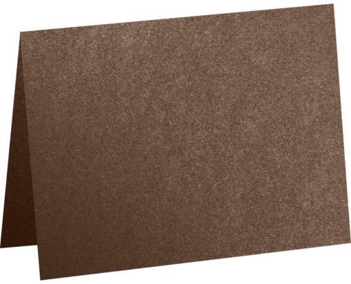 #17 Mini Folded Card (2 9/16 x 3 9/16) Bronze Metallic