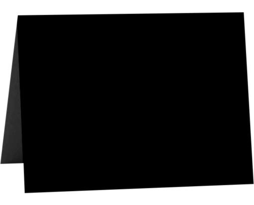 #17 Mini Folded Card (2 9/16 x 3 9/16) Black Linen