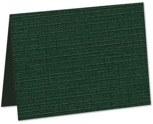#17 Mini Folded Card (2 9/16 x 3 9/16) Green Linen