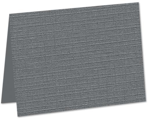 #17 Mini Folded Card (2 9/16 x 3 9/16) Sterling Gray Linen