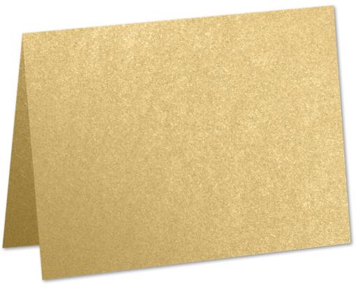 #17 Mini Folded Card (2 9/16 x 3 9/16) Blonde Metallic