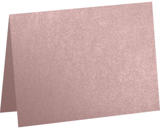 #17 Mini Folded Card (2 9/16 x 3 9/16) Misty Rose Metallic - Sirio Pearl®