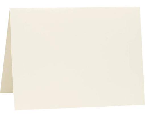 #17 Mini Folded Card (2 9/16 x 3 9/16) Natural White - 100% Cotton