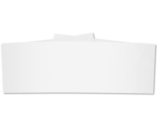 5 x 1 1/2 Belly Band White 100% Recycled 80lb.