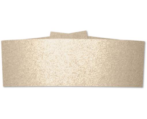 5 x 1 1/2 Belly Band Taupe Metallic