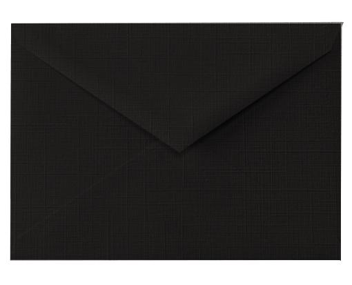 5 1/2 BAR Envelope (4 3/8 x 5 3/4) Black Linen