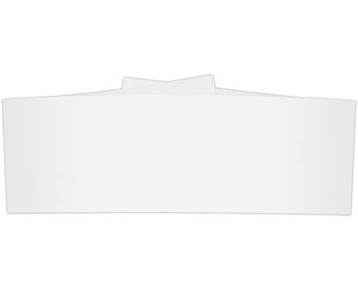 5 1/4 x 2 Belly Band White 100% Recycled 80lb.