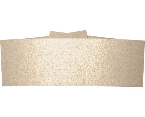 5 1/4 x 2 Belly Band Taupe Metallic