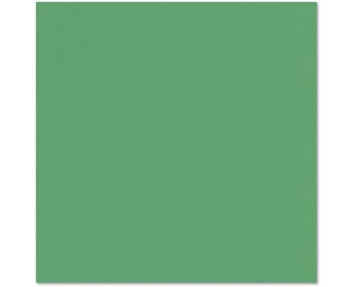 5 1/4 x 5 1/4 Square Flat Card Holiday Green
